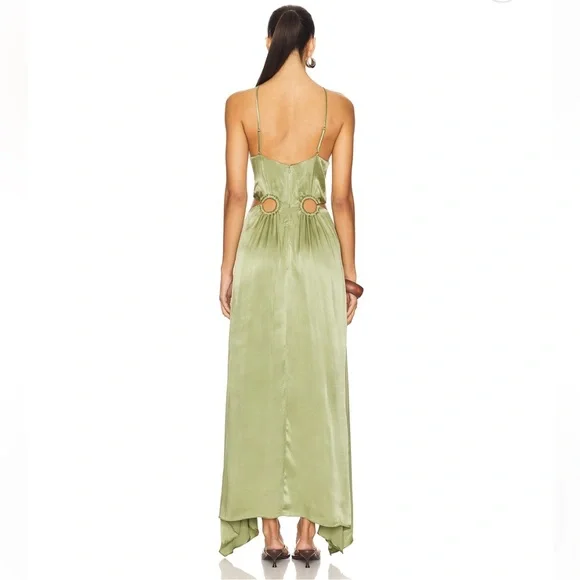 NWT Elliott x Revolve Visitant Maxi Dress in Sage - Small